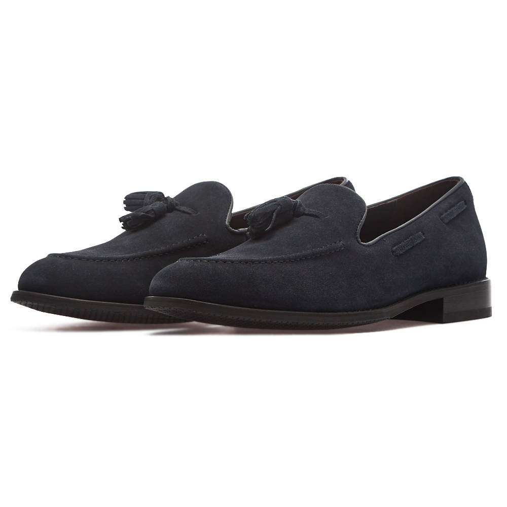Image of 
            Clarks - CRAFTARLO TRIM - CL.NAVY SUEDE